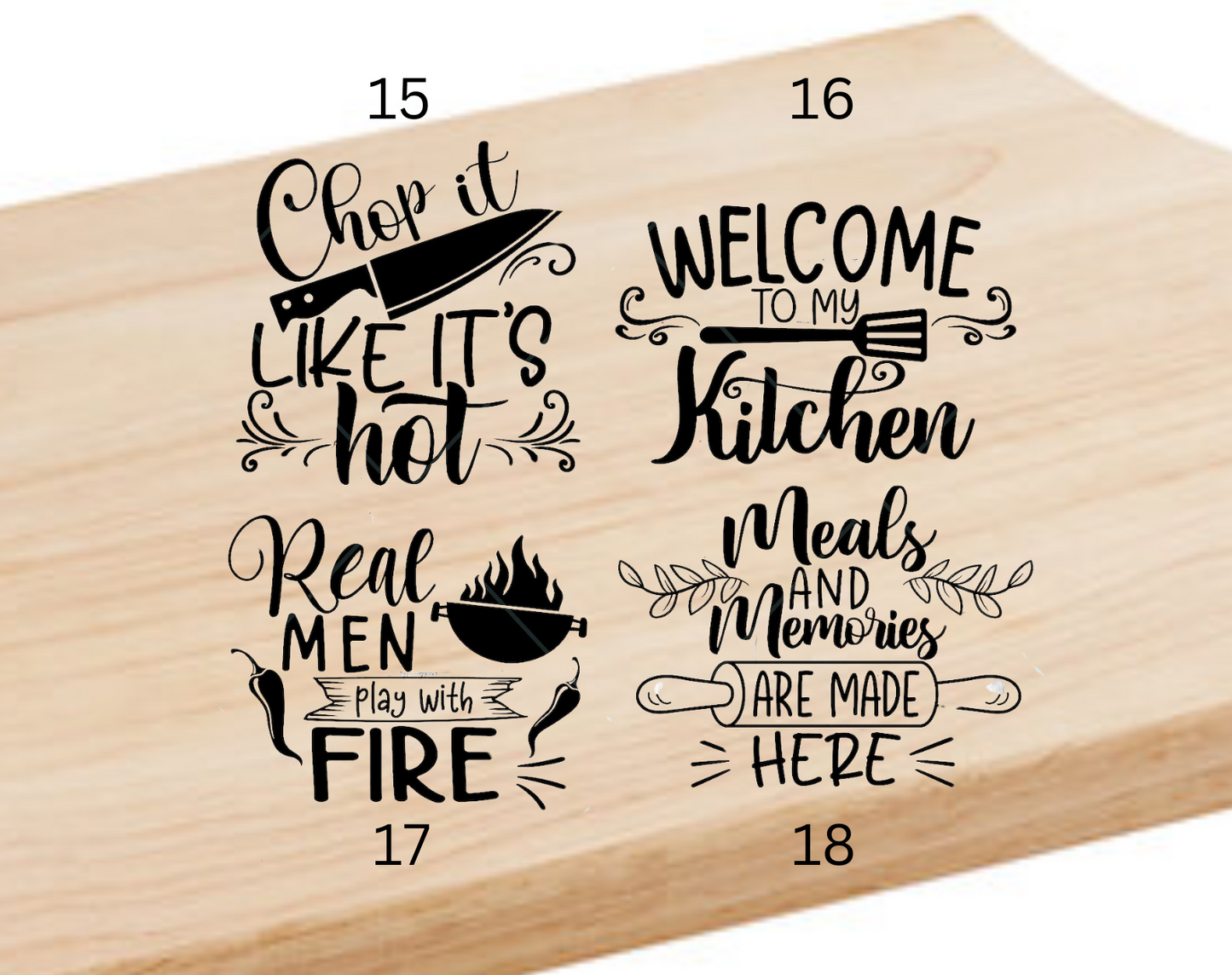 Custom Serving Charcuterie Engraved board - Kitchen Household 28 variations