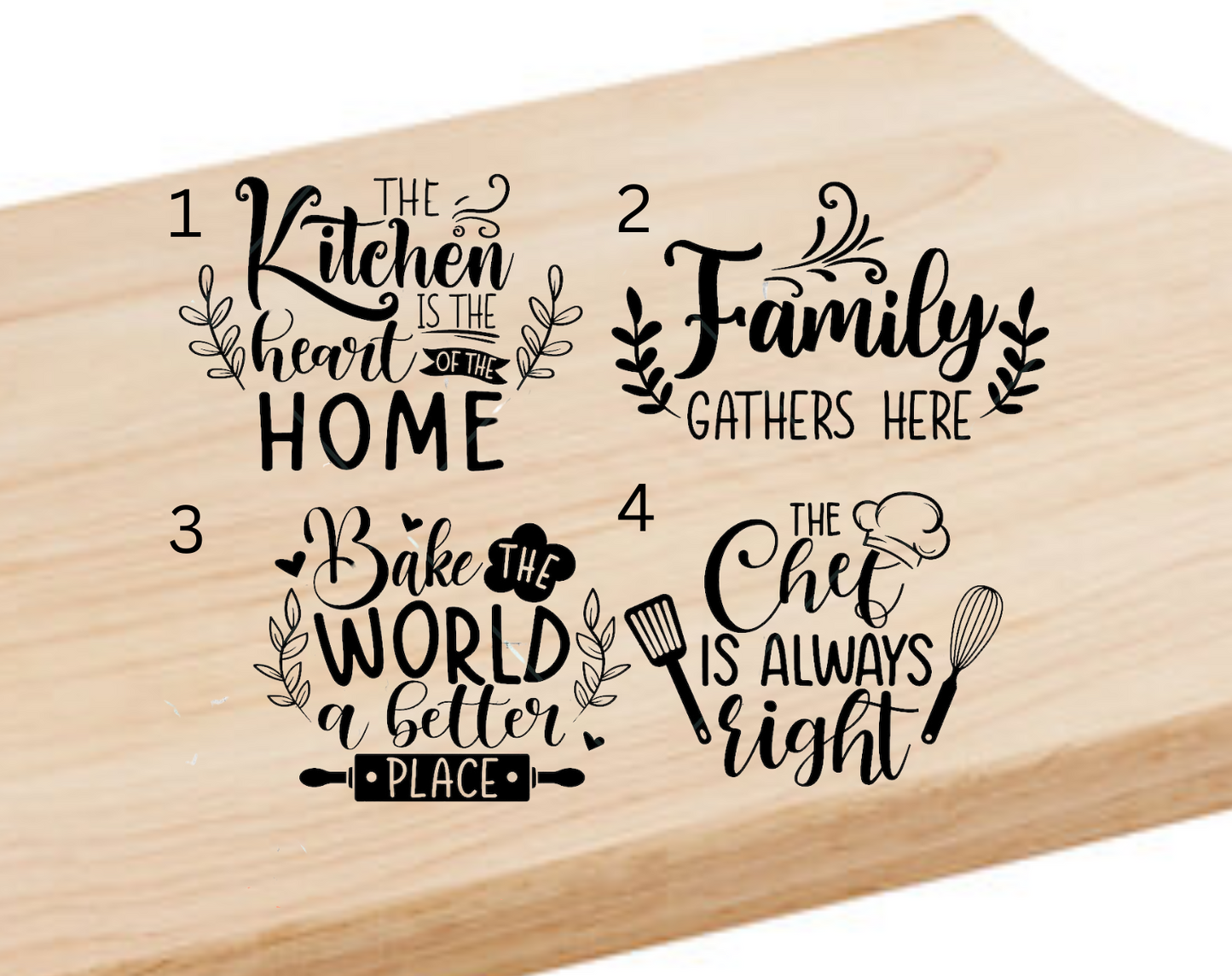 Custom Serving Charcuterie Engraved board - Kitchen Household 28 variations