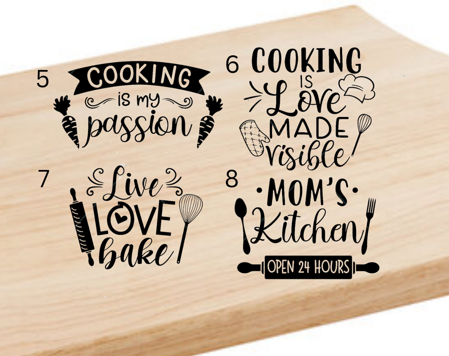 Custom Serving Charcuterie Engraved board - Kitchen Household 28 variations